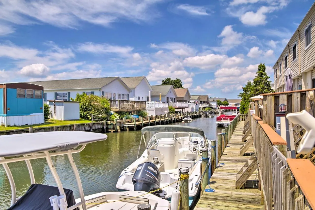 Ocean Townhome, Deck With Canal Access! Ocean City