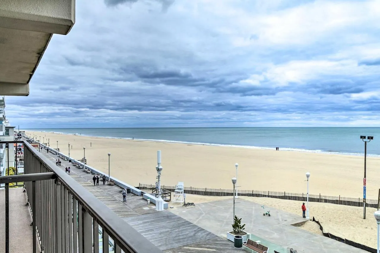 公寓 Chic Oceanfront Less Than Half Mi To Boardwalk!
