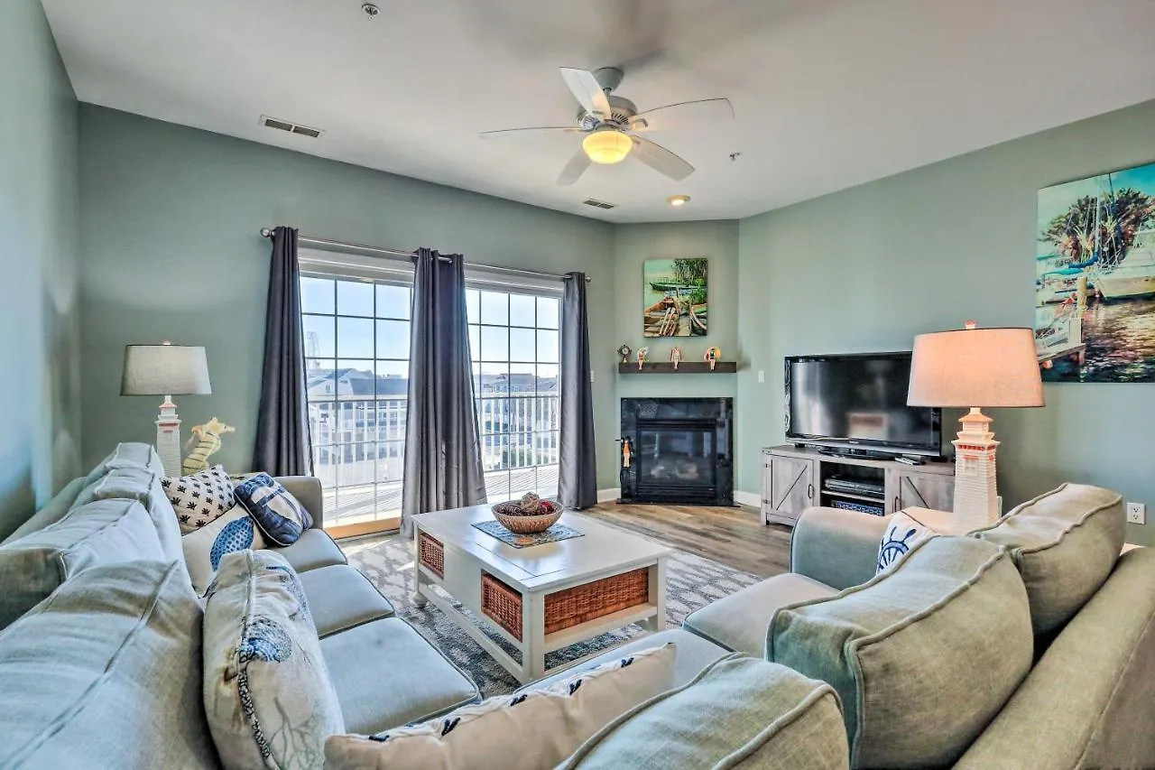 Downtown Ocean Balcony With Inlet View