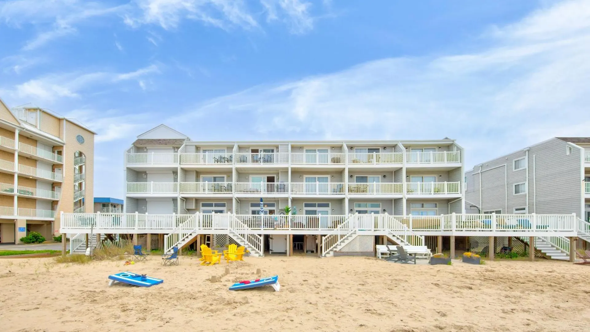 New Oceanfront 4br 4ba Sleeps 20 With Game Дом отдыха *